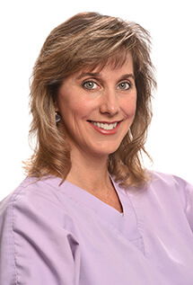 Dental hygienist Sharon